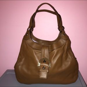 COACH Authentic All Leather Shoulder Bag